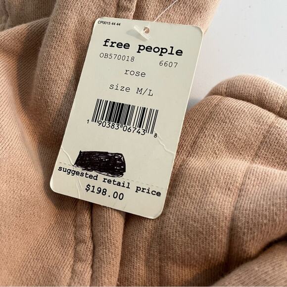 Free People Oversized Knit Quilted Jacket M/L NWT - Picture 4 of 13